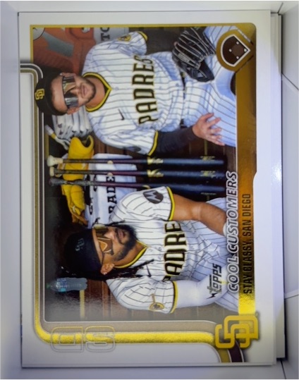 2025 Topps Update Series #US221 Cool Customers Fernando Tatis Jr. / Jackson Merrill — front