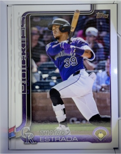 2025 Topps Update #US339 Thairo Estrada — front