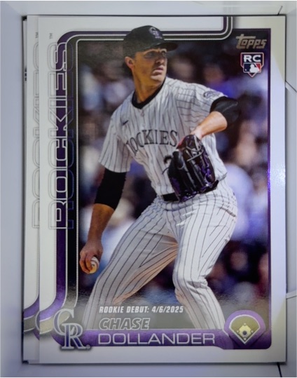 2025 Topps Update #US259 Chase Dollander — front