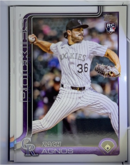 2025 Topps Update #US31 Zach Agnos — front