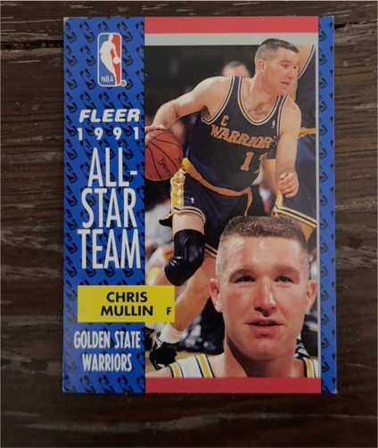 1991-92 Fleer #218 Chris Mullin — front