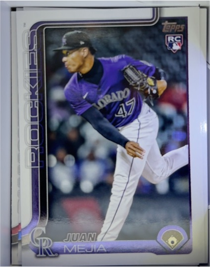 2025 Topps Update #US285 Juan Mejia — front
