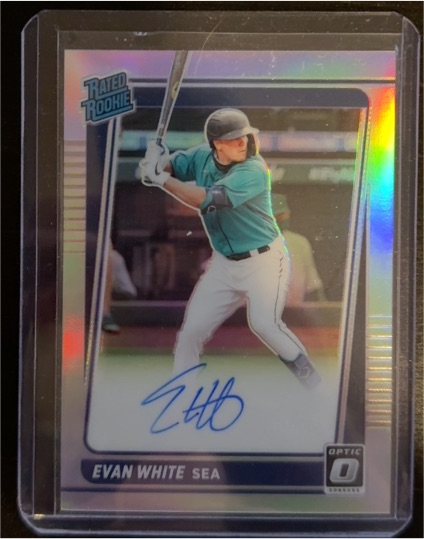 2021 Donruss Optic #60 Evan White — front