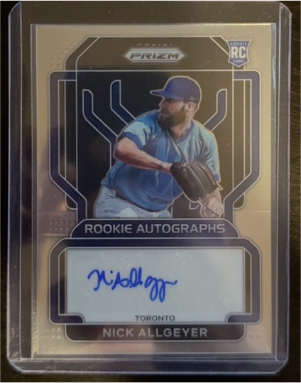 2022 Panini Prizm Rookie Autographs #RA-NA Nick Allgeyer — front