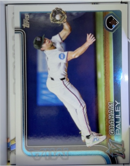 2025 Topps Update #US188 Graham Pauley — front