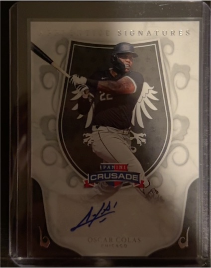 2024 Panini Crusade #AS-OCL Oscar Colas Apprentice Signatures — front