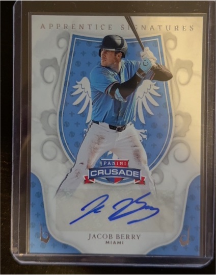 2024 Panini Crusade Apprentice Signatures #AS-JBY Jacob Berry — front