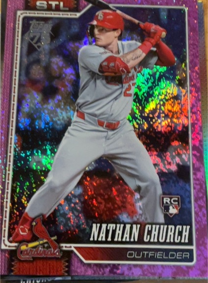 2026 Topps Series 1 #24 Nathan Church — front