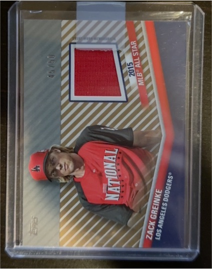 2020 Topps Update All-Star Stitches #ASSC-ZG Zack Greinke — front