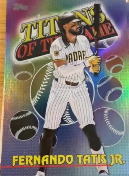 2026 Topps Series 1 #TOG-19 Fernando Tatis Jr. Titans of the Game — front