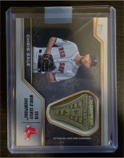 2021 Topps Commemorative World Series Rings #WSR-CSA Chris Sale — front