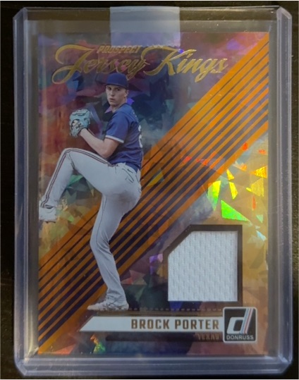 2024 Donruss #PJK-BP Brock Porter Prospect Jersey Kings — front