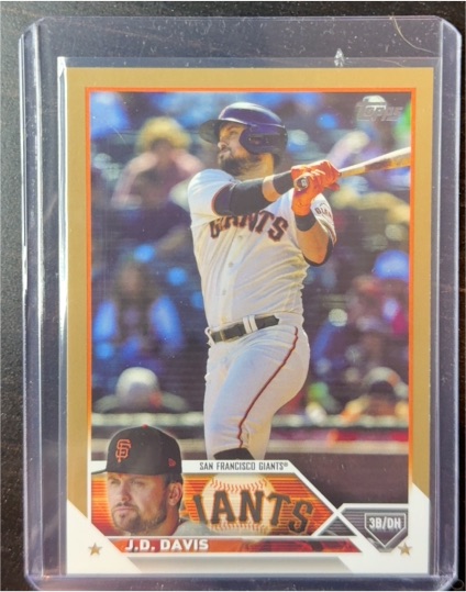 2023 Topps Series 2 #335 J.D. Davis — front