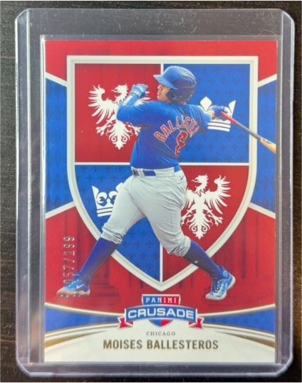 2024 Panini Crusade #38 Moises Ballesteros — front