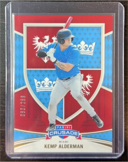 2024 Panini Crusade #132 Kemp Alderman — front