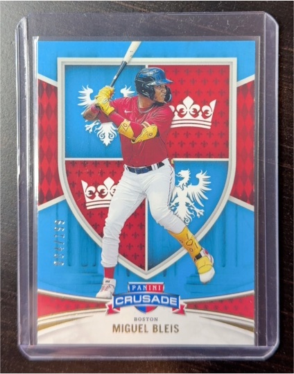 2024 Panini Crusade #1 Miguel Bleis — front
