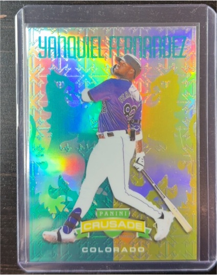 2024 Panini Crusade #61 Yanquiel Fernandez — front