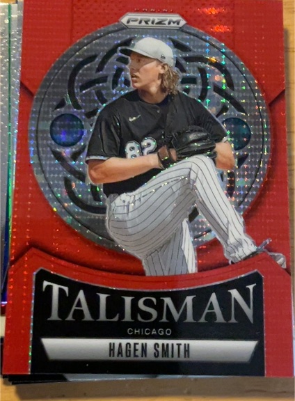 2025 Panini Prizm #16 Hagen Smith Talisman Red Pulsar — front