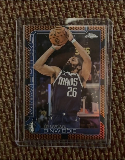 2025-26 Topps Chrome #13 Spencer Dinwiddie — front