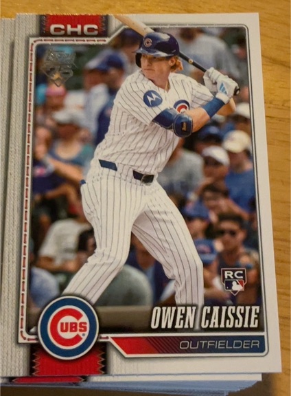 2026 Topps Series 1 #233 Owen Caissie — front