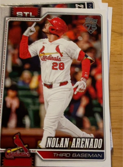 2026 Topps Series 1 #193 Nolan Arenado — front
