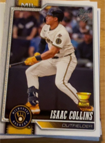 2026 Topps Series 1 #202 Isaac Collins — front