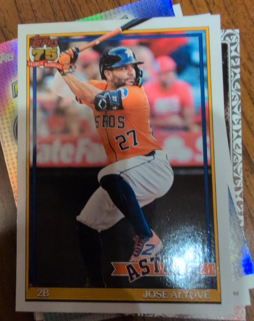 2026 Topps Series 1 75th Anniversary #T91-7 Jose Altuve — front