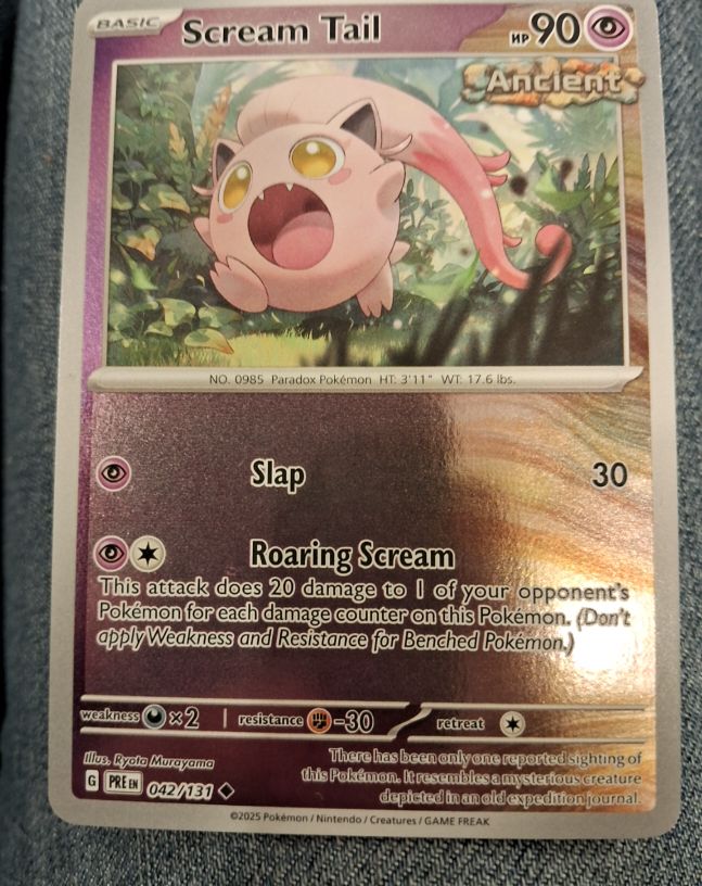 2025 Pokémon #042 Scream Tail — front
