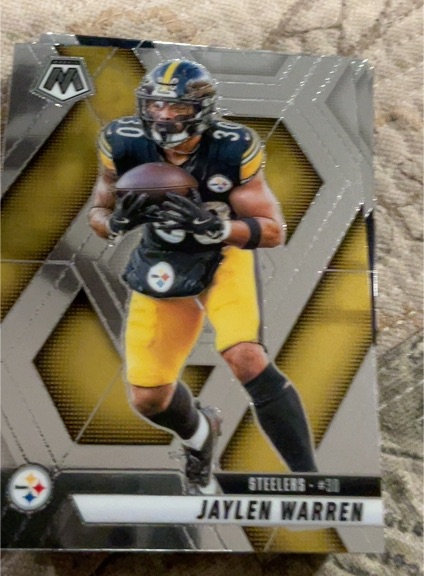 2025 Panini Mosaic #144 Jaylen Warren — front