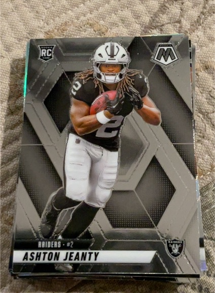 2025 Panini Mosaic #345 Ashton Jeanty — front