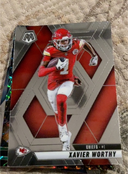 2025 Panini Mosaic #184 Xavier Worthy — front