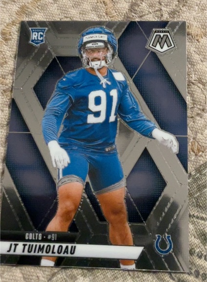 2025 Panini Mosaic #387 JT Tuimoloau — front