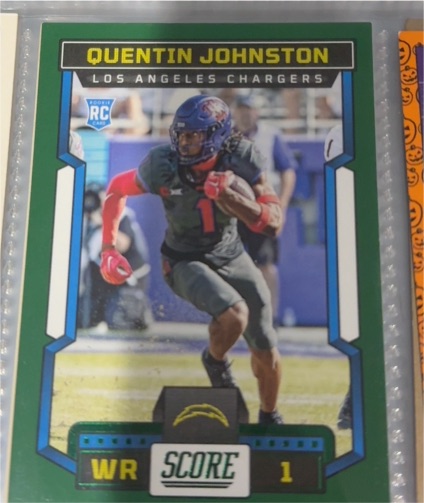 2023 Panini Score #345 Quentin Johnston — front