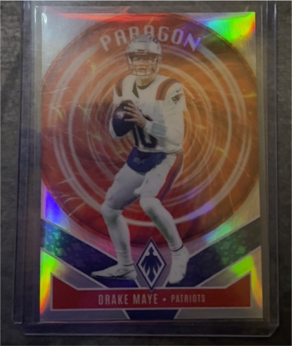 2025 Panini Phoenix #7 Drake Maye Paragon — front