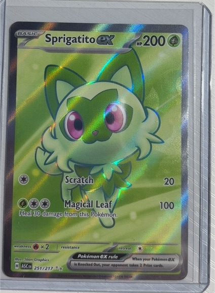 2023 Pokémon Ascended Heroes #251 Sprigatito ex — front