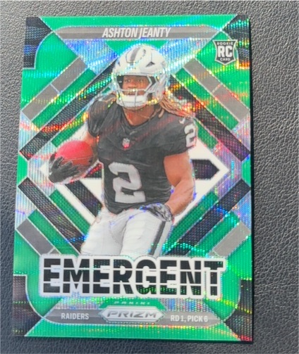 2025 Panini Prizm #10 Ashton Jeanty Emergent — front