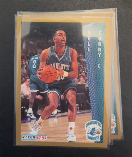 1992-93 Fleer #22 Dell Curry — front