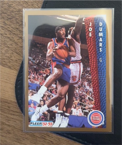 1992-93 Fleer #63 Joe Dumars — front