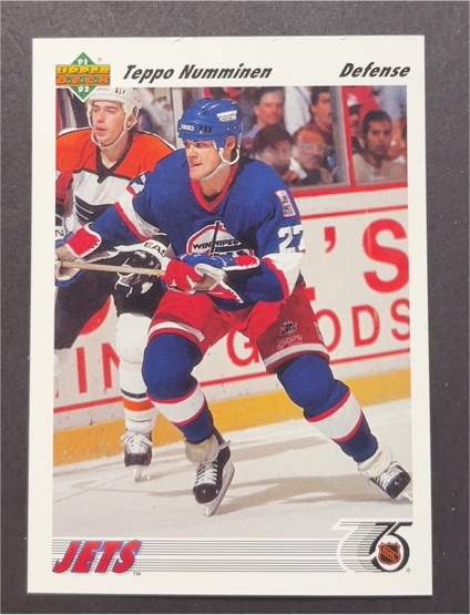 1991-92 Upper Deck #240 Teppo Numminen — front