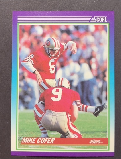 1990 Score #155 Mike Cofer — front