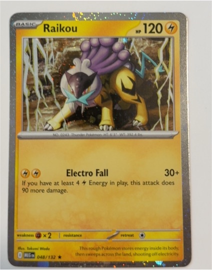 2020 Pokémon ME01: Mega Evolution #048 Raikou — front