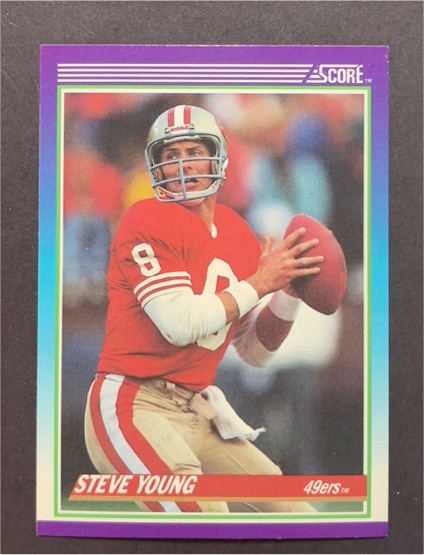 1990 Score #145 Steve Young — front