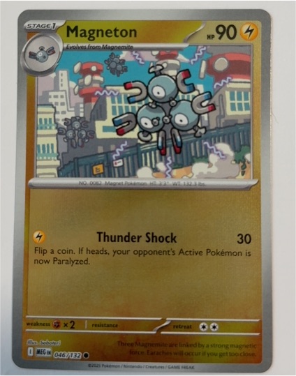 2025 Pokémon TCG Mega Evolution #046 Magneton — front