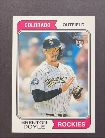 2023 Topps Heritage High Number #503 Brenton Doyle — front