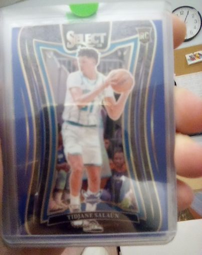 2024-25 Panini Select #95 Tidjane Salaun Blue Concourse Rookie — front