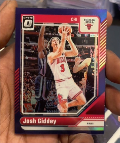 2024-25 Donruss Optic #120 Josh Giddey — front