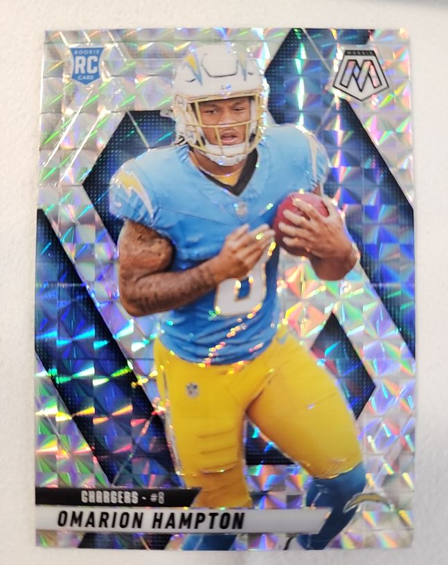 2025 Panini Mosaic #335 Omarion Hampton — front