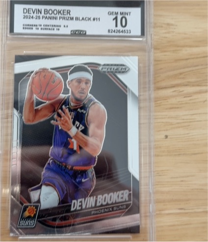 2024-25 Panini Prizm Black #11 Devin Booker — front