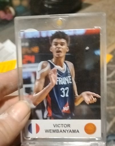 2023 Slam Deck #1 Victor Wembanyama Rookie Card — front