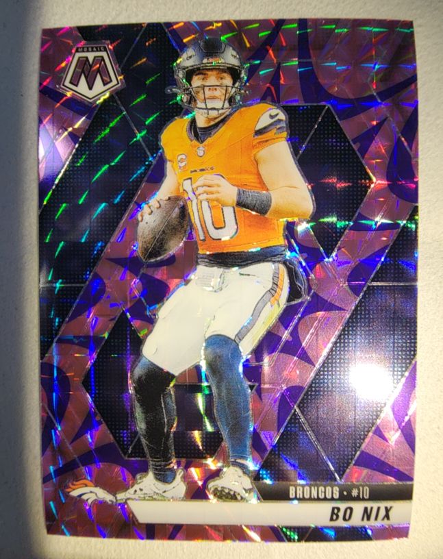 2025 Panini Mosaic #173 Bo Nix — front